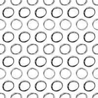 Seamless pattern with sketch circles shape vector