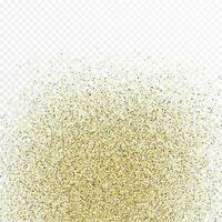 Gold glitter celebratory confetti background vector