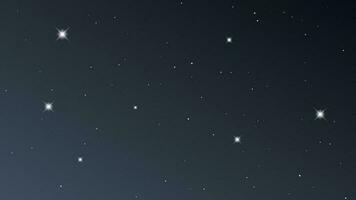 Night sky with many stars. Abstract nature background with stardust in deep universe. Vector illustration.