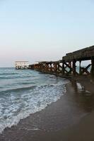 Fishing pier for fishing photo