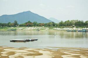 mekongr río sanakham Laos foto