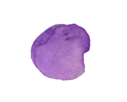 abstract hand- getrokken Purper borstel beroertes geïsoleerd Aan transparant achtergrond. verf elementen voor ontwerp, benadrukken, scrapbooken. waterverf structuur met klodders, plek png