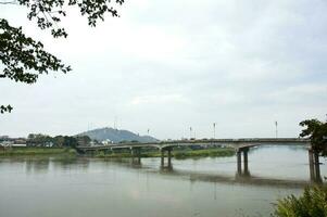 Bridge across the river. photo