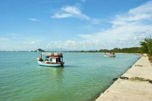 Fishing boat thai. photo