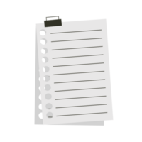 Simple note paper png