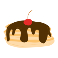 Cute Pancake For Dessert png