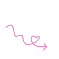 Pink Love Arrow png