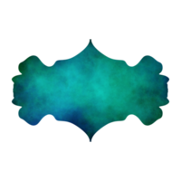 elegante islámico caja de texto galaxia marco png