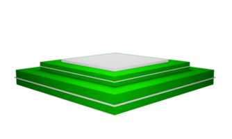 3d Renderização luxo elegante pódio png