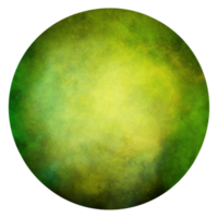 3d sfera con nebulosa struttura png