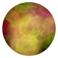 3d Sphere with nebula texture png