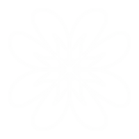 Line Flower white color png