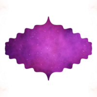 Elegant Islamic Textbox galaxy frame png