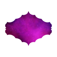 Elegant Islamic Textbox galaxy frame png