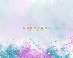 Abstract splashed watercolor background. Design for your cover, date, postcard, banner, logo. vector