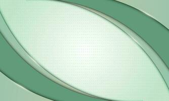 Curved overlapping layer with halftone background. vector