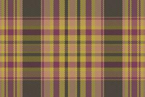 Tartan or plaid vintage color pattern. vector