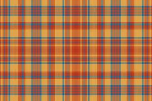 Tartan or plaid vintage color pattern. vector