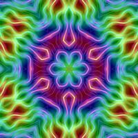 Abstract kaleidoscope background. Beautiful kaleidoscope seamless pattern. Multicolor mosaic texture. Seamless kaleidoscope texture. Unique kaleidoscope design vector