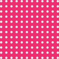 Pink polka dot pattern. Simple background for vintage textile, fabric. For festive packaging paper, decoupage. Vector