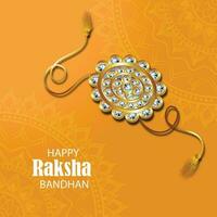 Raksha bandhan celebration card vector