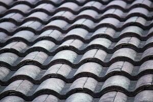tiled roof pattern photo