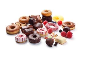 stock photo of confectionery food photography isolated white background