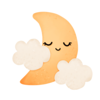 Moon cartoon night png