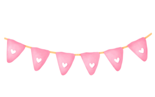 flags,triangular flags,hanging banners,decorations,birthdays,parties,festivals,garland,Triangular garland,Party decoration png