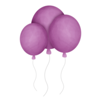 des ballons, Halloween, aquarelle png