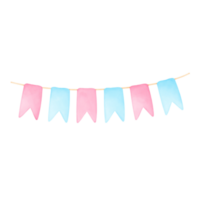 Flags ribbon watercolor png