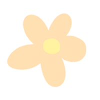 Flower illustration pastel png