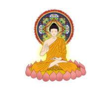 Boeddha mediteren, monnik mediteren, boeddhistisch monnik geven een gevoel van verbinding met de universum, boeddhistisch meditatie, Indisch Tibetaans monnik lama, monnik zingen mantra's, mandala kunst PNG