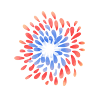 Feuerwerk Amerika Flagge png