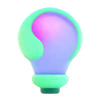 3D Bulb light  icon png