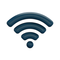 senza fili Wi-Fi 3d icona png