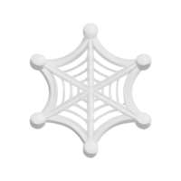 3d araña web icono png