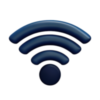 senza fili Wi-Fi 3d icona png