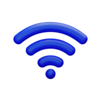 inalámbrico Wifi 3d icono png