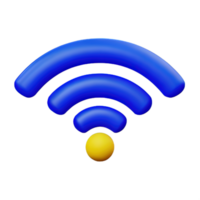 draadloze Wifi 3d icoon png