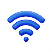 sem fio Wi-fi 3d ícone png