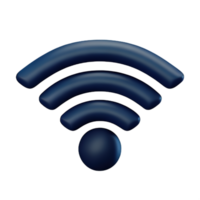 Wireless wifi 3D Icon png