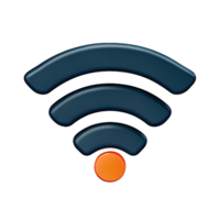 Wireless wifi 3D Icon png