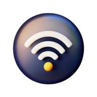 draadloze Wifi 3d icoon png