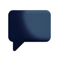 3D speech bubble icons png