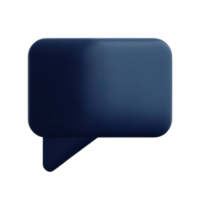 3D speech bubble icons png