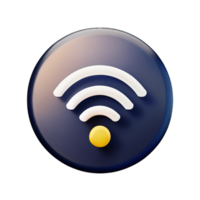 draadloze Wifi 3d icoon png