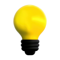 3D Bulb light  icon png