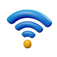 inalámbrico Wifi 3d icono png