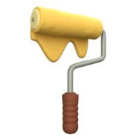 3D Paint roller icon png